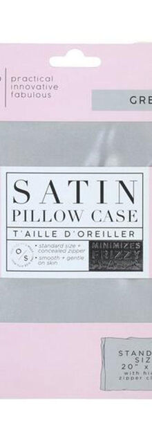 Studio Dry Satin Pillowcase - Grey Studio Dry Satin Pillowcase - Grey